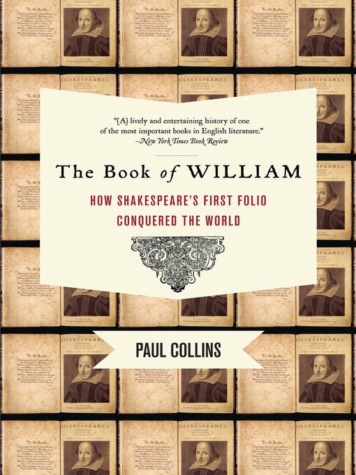 Title details for The Book of William by Paul Collins - Wait list
